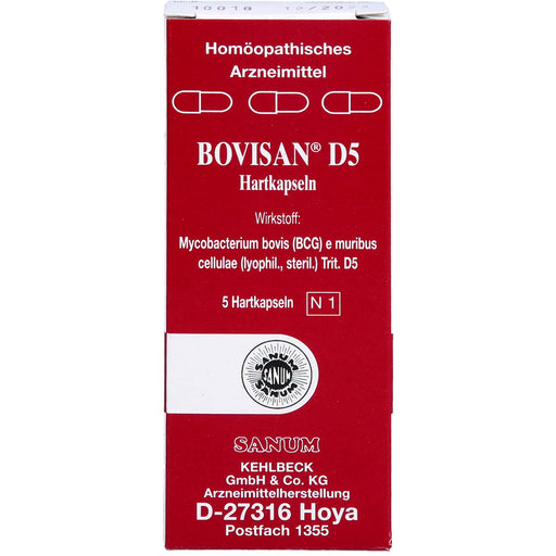 SANUM-KEHLBECK Bovisan D5 Hartkapseln, 5 St. Kapseln