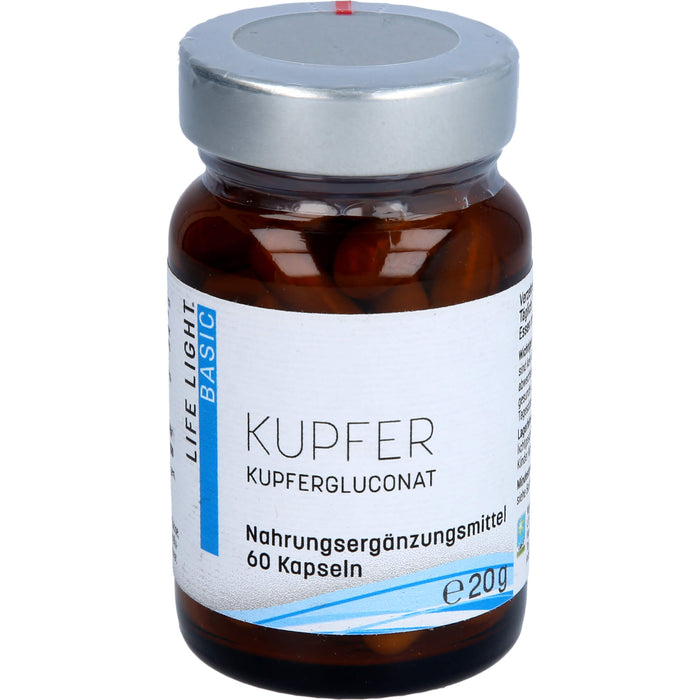 Kupfer ( aus Kupfergluconat ) 2 mg, 60 St KAP