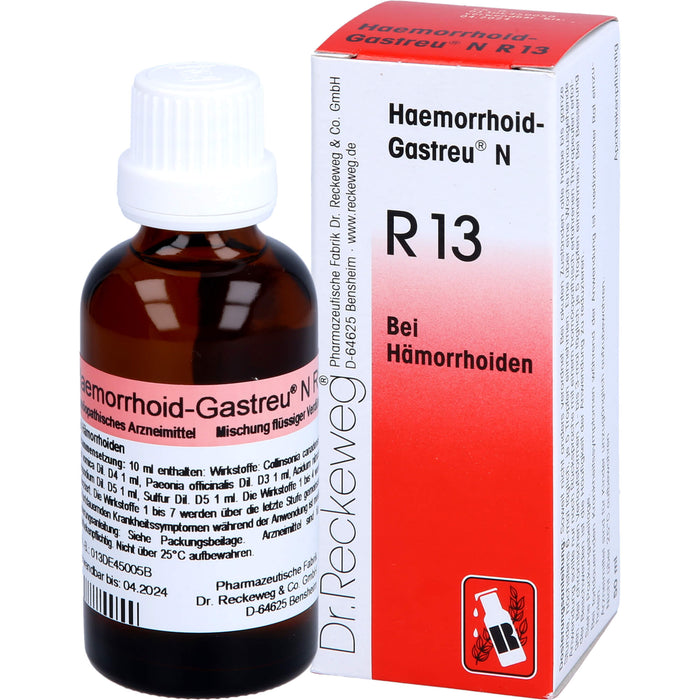 Haemorrhoid-Gastreu N R13 Tropfen bei Hämorrhoiden, 50 ml Lösung