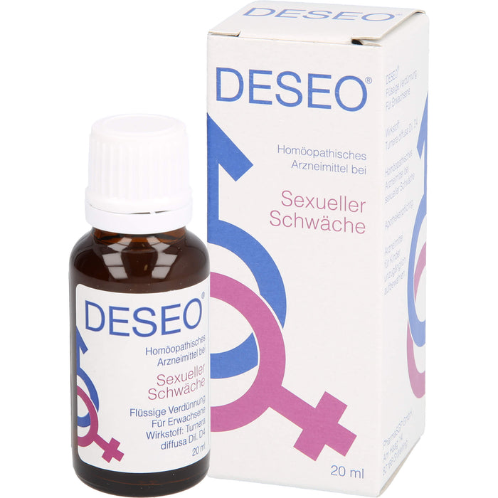 DESEO flüssige Verdünnung bei sexueller Schwäche, 20 ml Solution