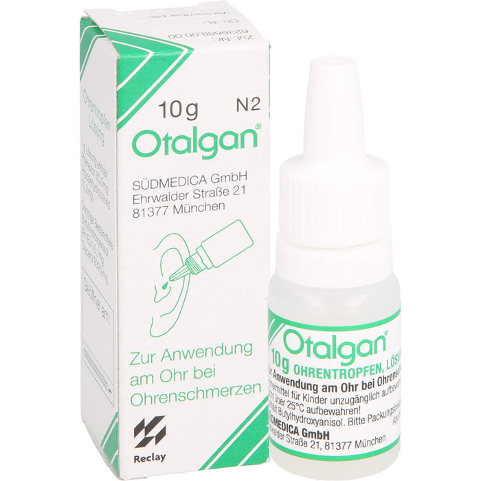 Otalgan Ohrentropfen, 10.0 g Lösung