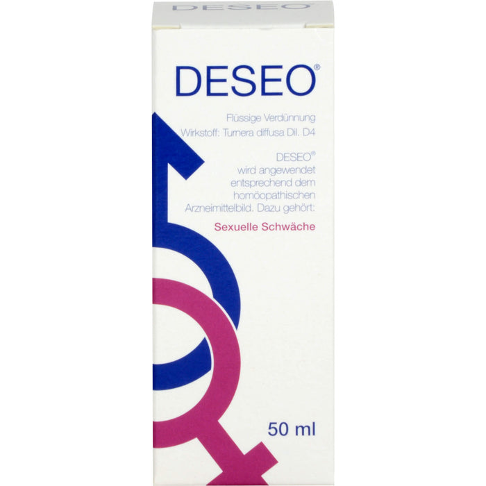 DESEO flüssige Verdünnung bei sexueller Schwäche, 50 ml Lösung