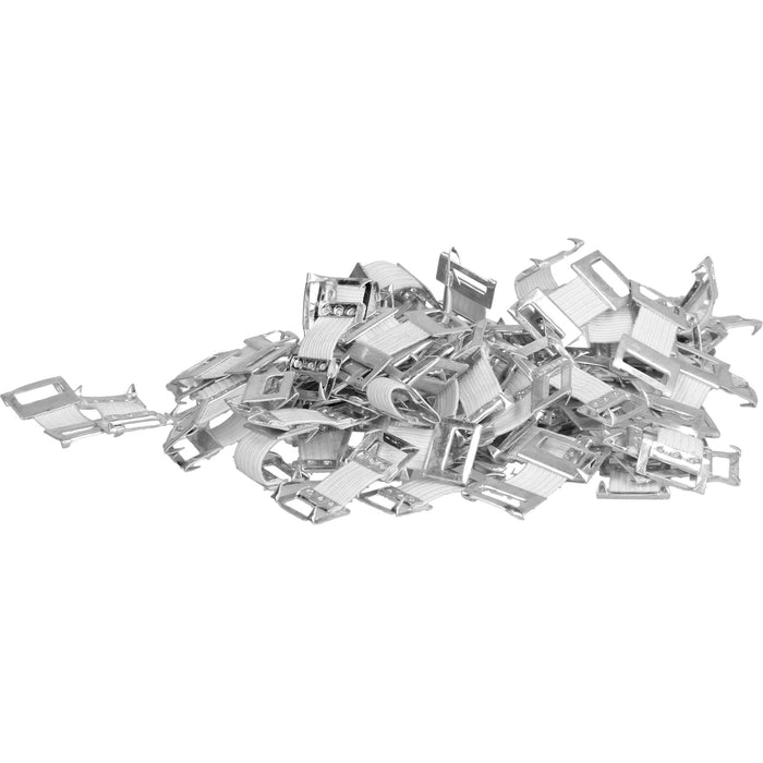 Verbandklammern weiß mit Gummiband, 50 St 