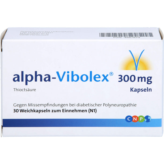 alpha-Vibolex 300 mg Kapseln, Weichkapseln, 30 St WKA