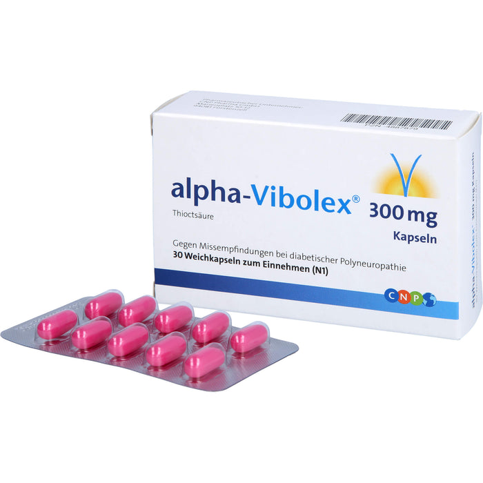 alpha-Vibolex 300 mg Kapseln, Weichkapseln, 30 St WKA