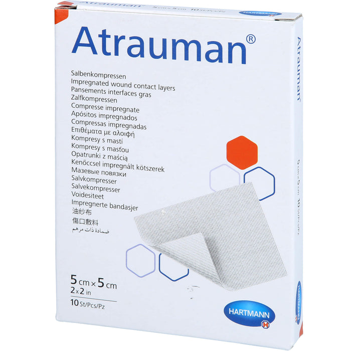 Atrauman 5 x 5 cm Salbenkompressen, 10 pc Compresses