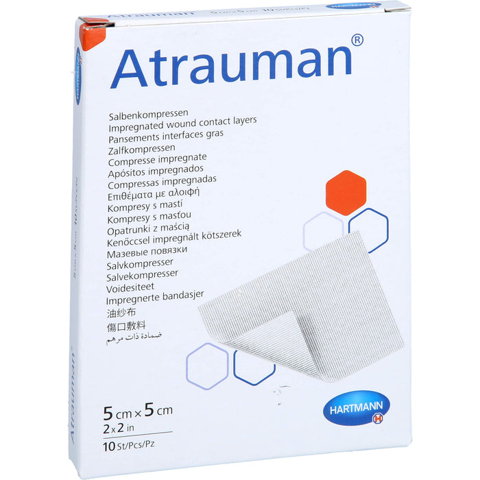 Atrauman 5 x 5 cm Salbenkompressen, 10 pc Compresses