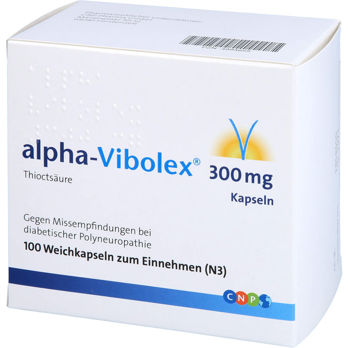 alpha-Vibolex 300 mg Kapseln, Weichkapseln, 100 St WKA