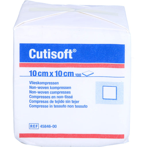 CUTISOFT VLIESKOMPRESSEN UNSTERIL 10X10CM, 100 St KOM