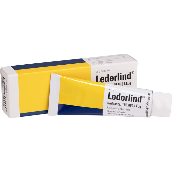 Lederlind Heilpaste 100.000 I.E./g gegen Hefepilzerkrankungen der Haut, 25 g Cream