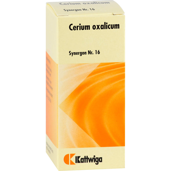 Kattwiga Synergon Nr. 16  Cerium oxalicum Tabletten, 100 pc Tablettes