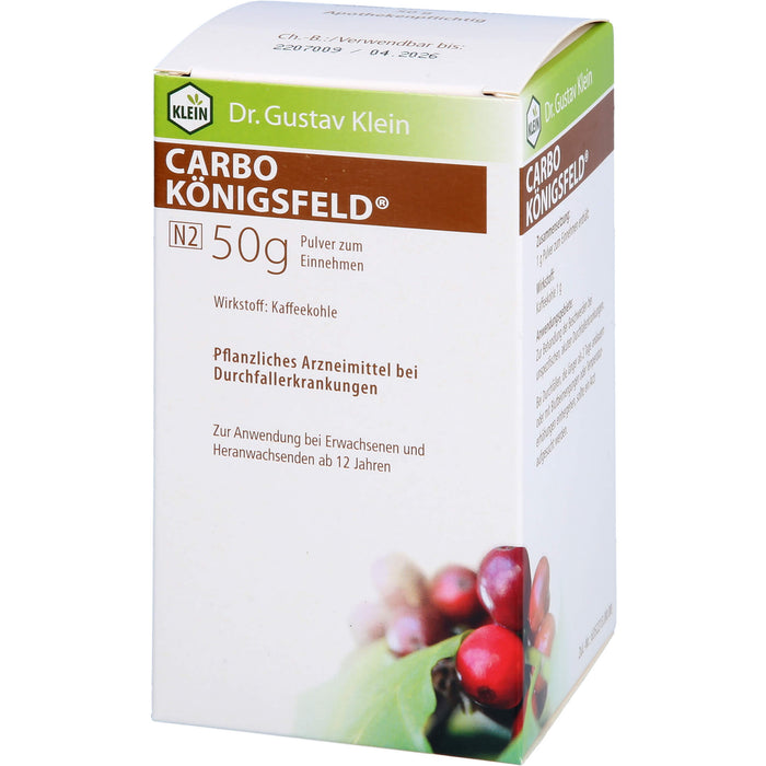 Carbo Königsfeld  Pulver zum Einnehmen, 50 g Poudre