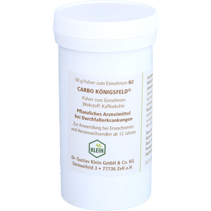 Carbo Königsfeld  Pulver zum Einnehmen, 50 g Poudre