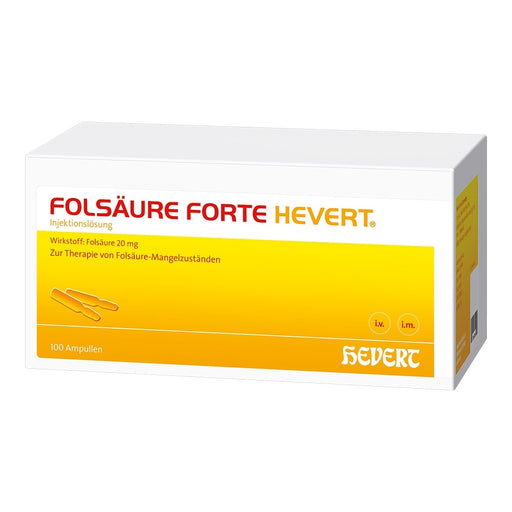 Folsäure forte Hevert Lösung, 100 St. Ampullen
