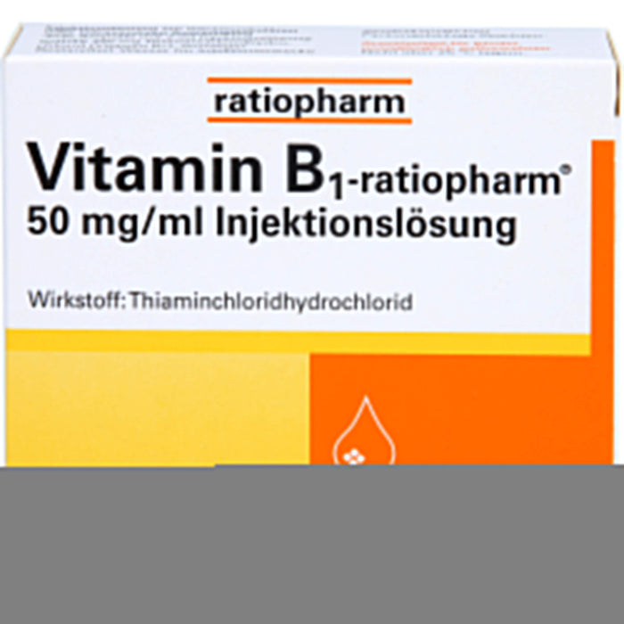Vitamin B1-ratiopharm 50 mg/ml Injektionslösung, 5 St. Ampullen
