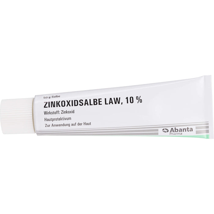 Abanta Pharma Zinkoxidsalbe LAW 10 % Hautprotektivum, 50.0 g Salbe
