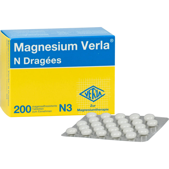 Magnesium Verla N Dragees, 200 pcs. Tablets