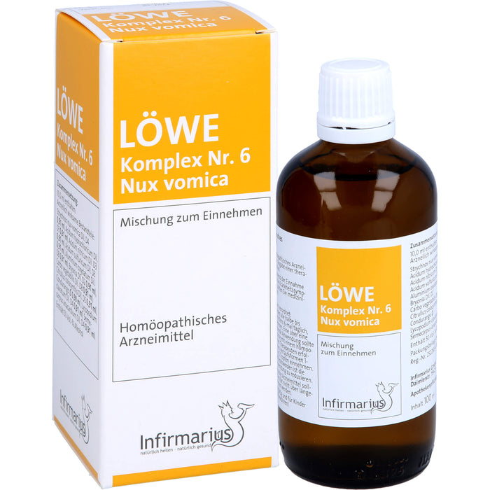Löwe Komplex Nr. 6 Nux vomica Tropf., 100 ml TRO