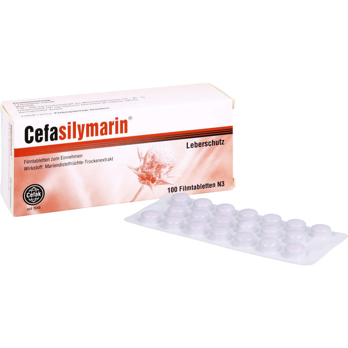 Cefasilymarin Filmtabletten als Leberschutz, 100 pcs. Tablets