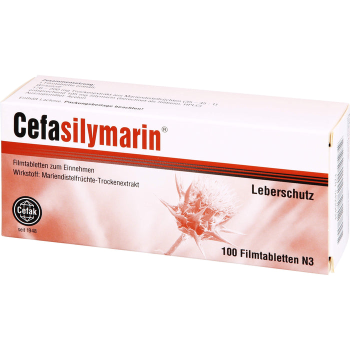 Cefasilymarin Filmtabletten als Leberschutz, 100 pcs. Tablets