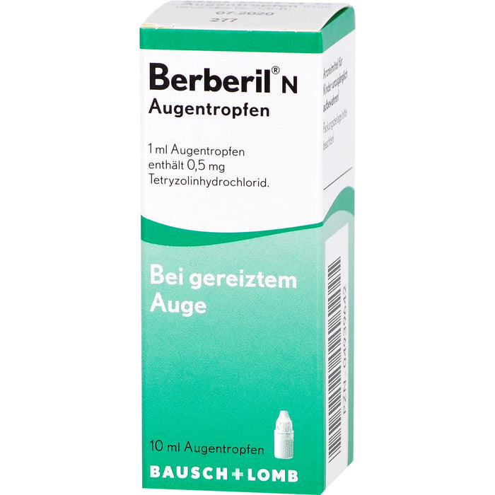 Berberil N Augentropfen bei gereizten Augen, 10.0 ml Lösung