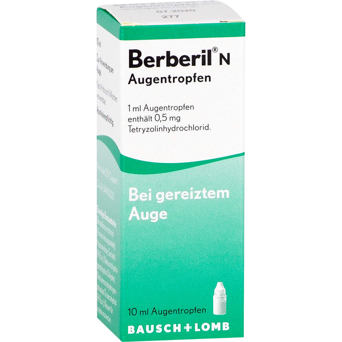 Berberil N Augentropfen bei gereizten Augen, 10.0 ml Lösung