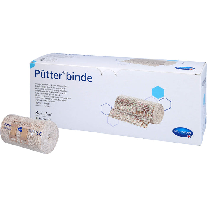 HARTMANN Pütterbinde 8 cm x 5 m, 10 pcs. Bandage