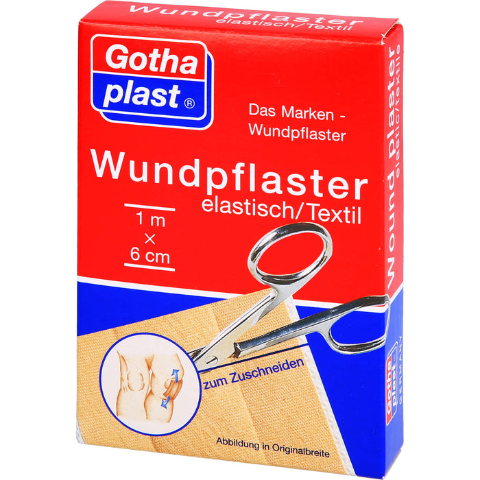 Gothaplast Wundpflaster elastisch 6 cm x 1 m, 1 pcs. Patch