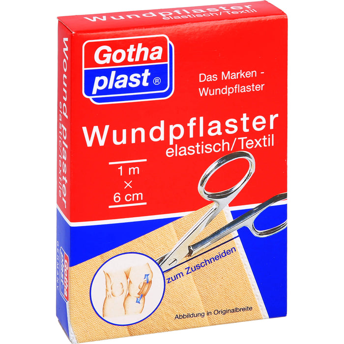 Gothaplast Wundpflaster elastisch 6 cm x 1 m, 1 pcs. Patch