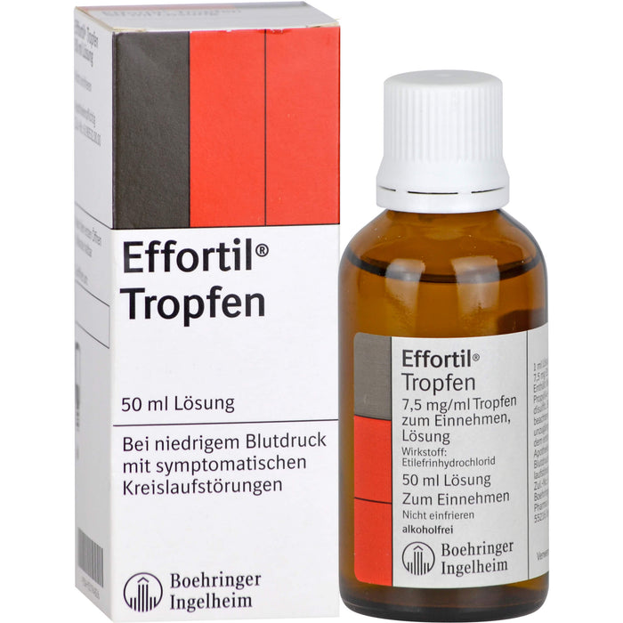 Effortil Tropfen 7,5 mg/ml kohlpharma, Tropfen zum Einnehmen, Lösung, 50 ml Solution