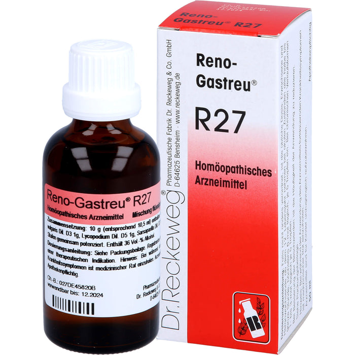 Dr. Reckeweg Reno-Gastreu R27 Tropfen, 50 ml Lösung