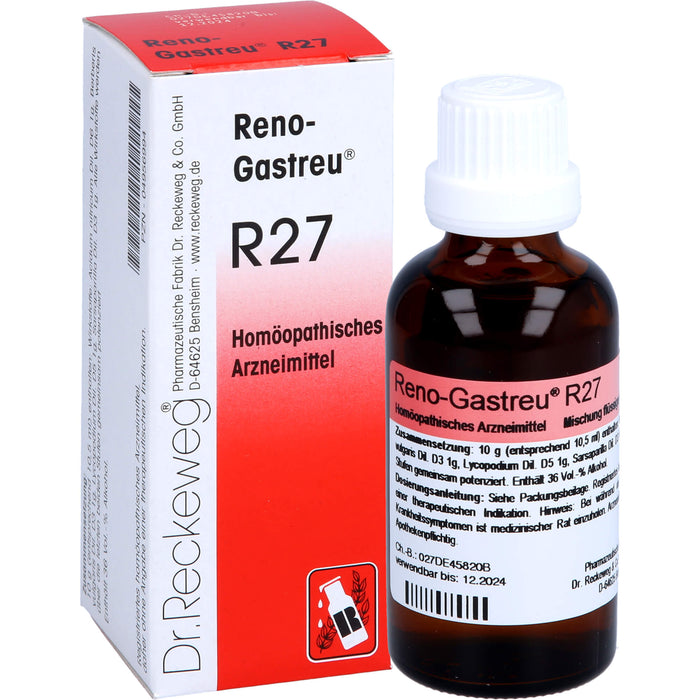 Dr. Reckeweg Reno-Gastreu R27 Tropfen, 50 ml Lösung