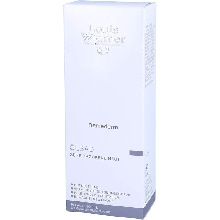 Louis Widmer Remederm Ölbad für sehr trockene Haut, 250 ml Additif pour le bain