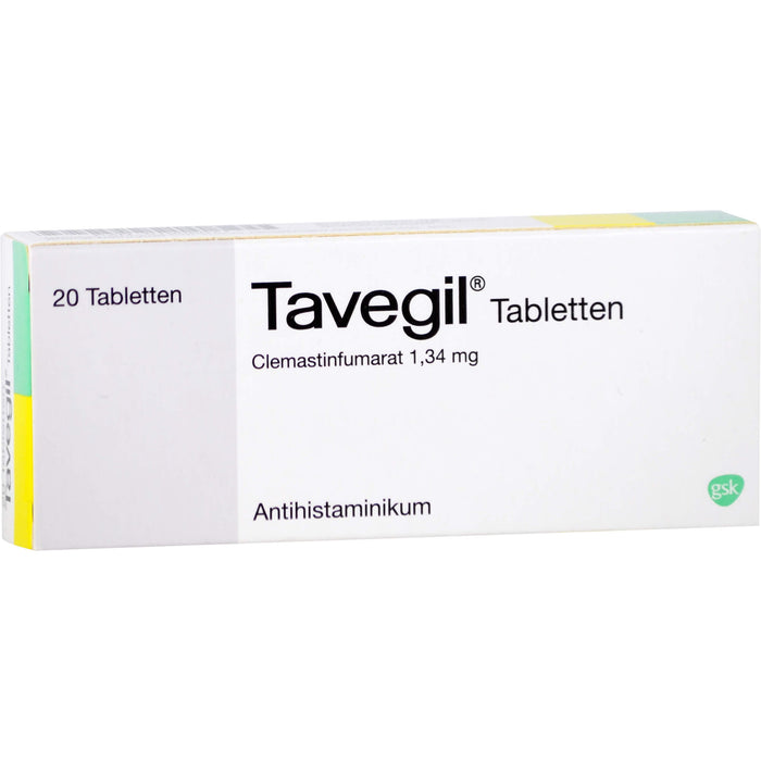 Tavegil 1 mg Tabletten Reimport Kohlpharma, 20 pc Tablettes