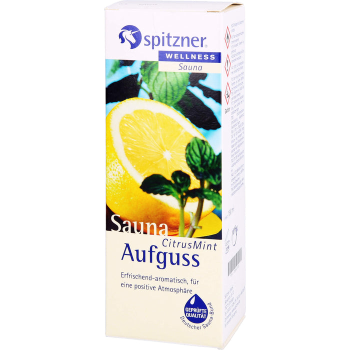 Spitzner Saunaaufguss CitrusMint Wellness, 190 ml Concentrate