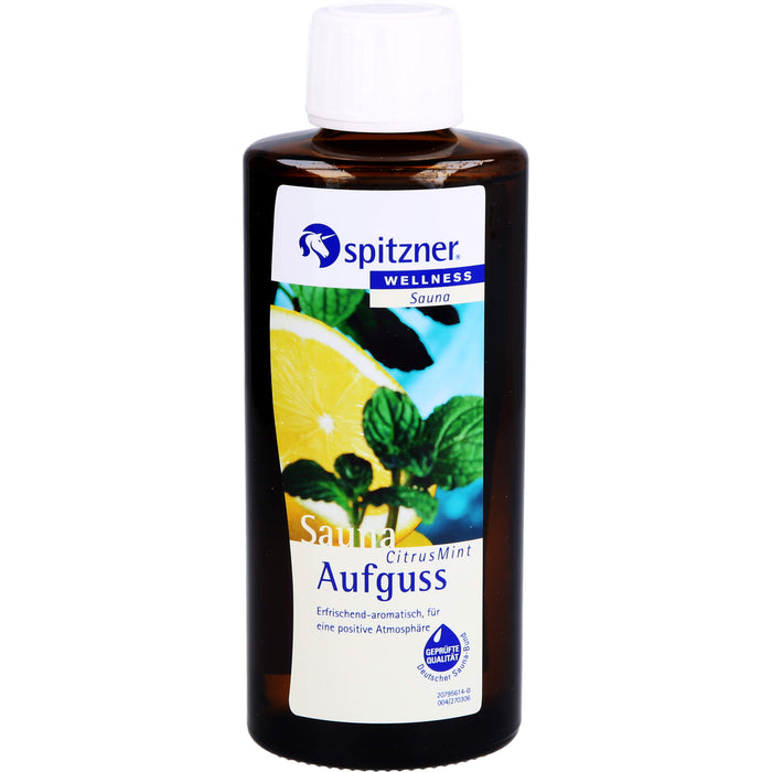 Spitzner Saunaaufguss CitrusMint Wellness, 190 ml Concentrate