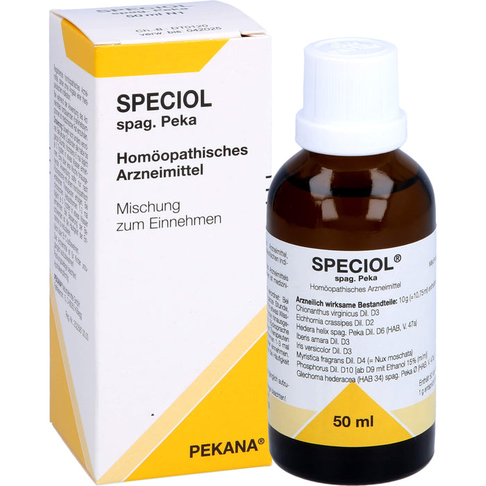 SPECIOL spag. Peka Tropfen, 50 ml Solution