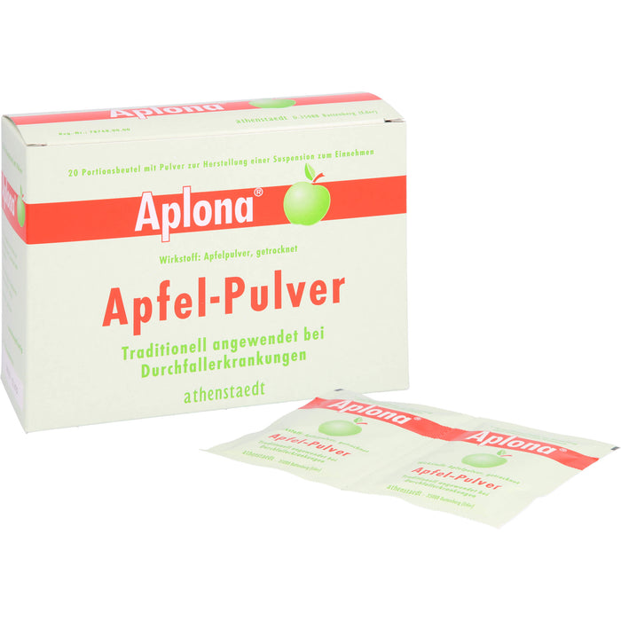 Aplona Apfel-Pulver bei Durchfallerkrankungen, 20 pc Sachets