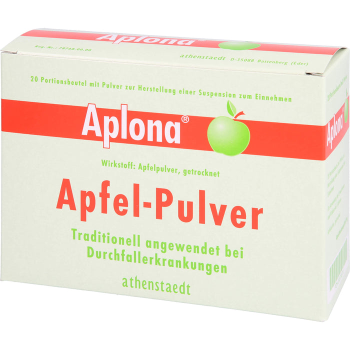 Aplona Apfel-Pulver bei Durchfallerkrankungen, 20 pc Sachets