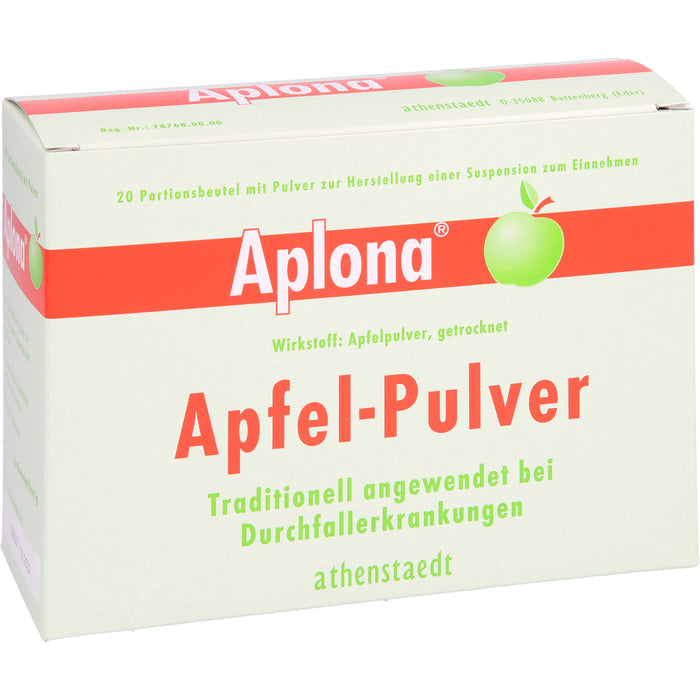 Aplona Apfel-Pulver bei Durchfallerkrankungen, 20 pc Sachets