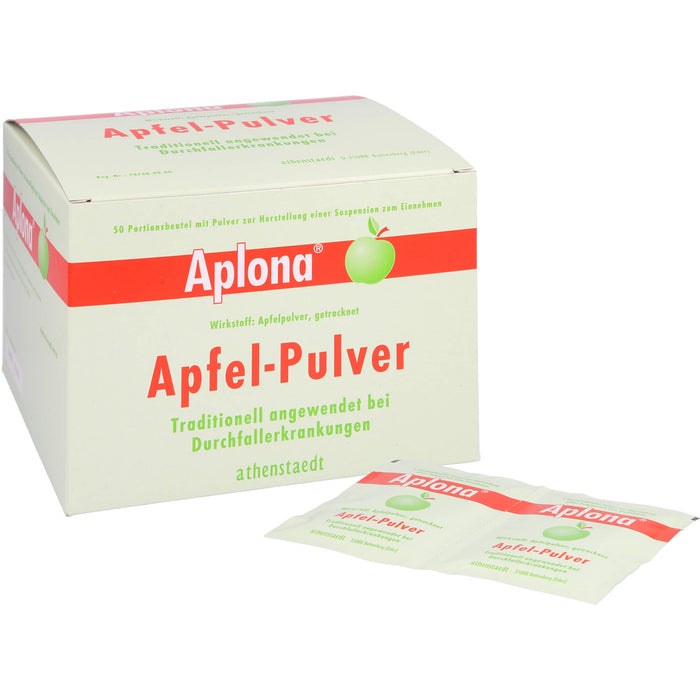 Aplona Apfel-Pulver bei Durchfallerkrankungen, 50 pc Sachets