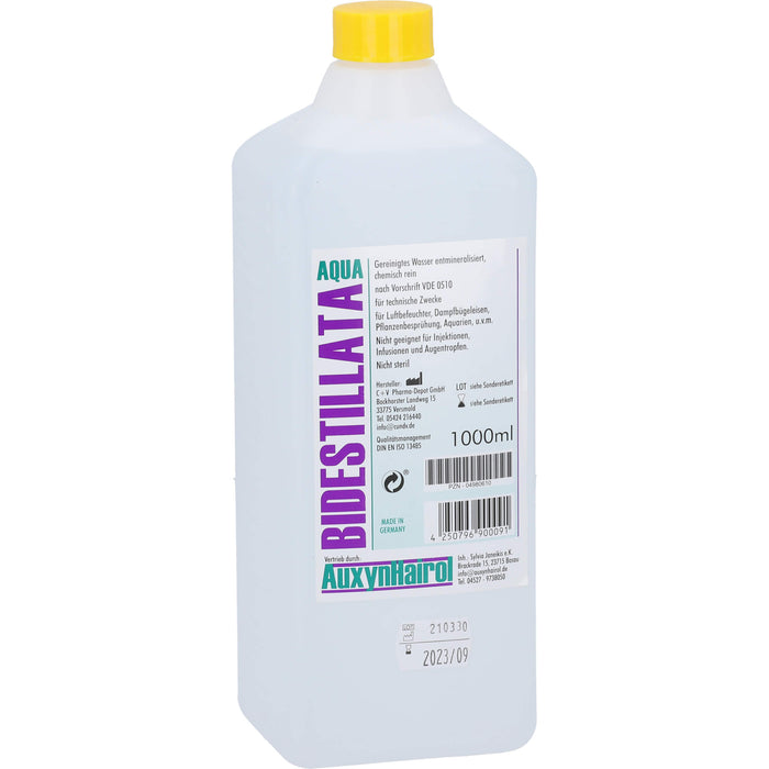 Destiliertes Wasser Bidest, 1000 ml FLU