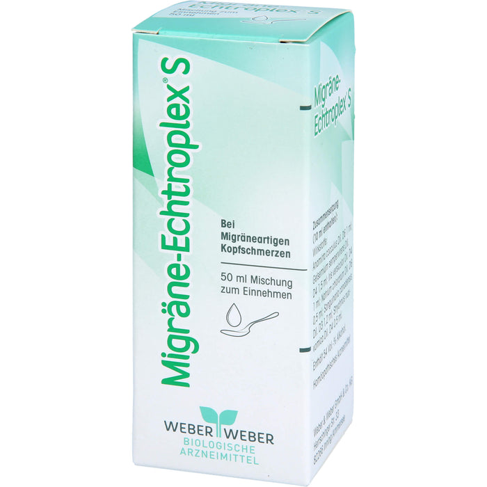 Migräne-Echtroplex S Mischung bei migräneartigen Kopfschmerzen, 50 ml Mixture