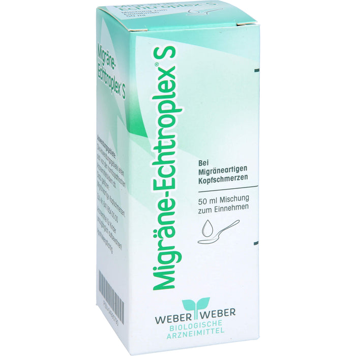 Migräne-Echtroplex S Mischung bei migräneartigen Kopfschmerzen, 50 ml Mixture