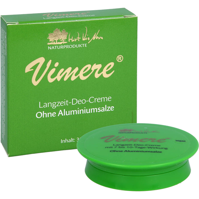 Vimere Langzeit-Deo-Creme ohne Aluminiumsalze, 30 ml Cream