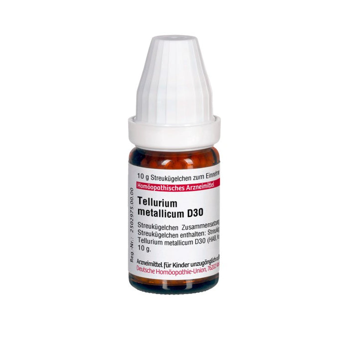 Tellurium metallicum D30 DHU Globuli, 10 g Globules