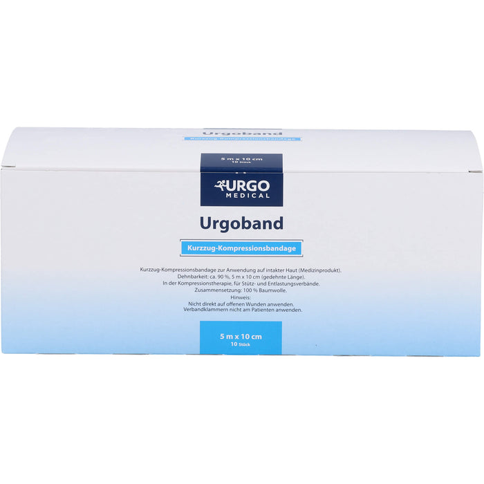 URGOBAND KURZZUGBINDE 5MX10CM OHNE CELLOPHAN, 10 St BIN