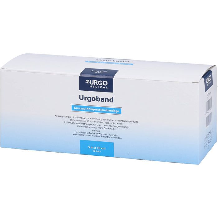 URGOBAND KURZZUGBINDE 5MX10CM OHNE CELLOPHAN, 10 St BIN
