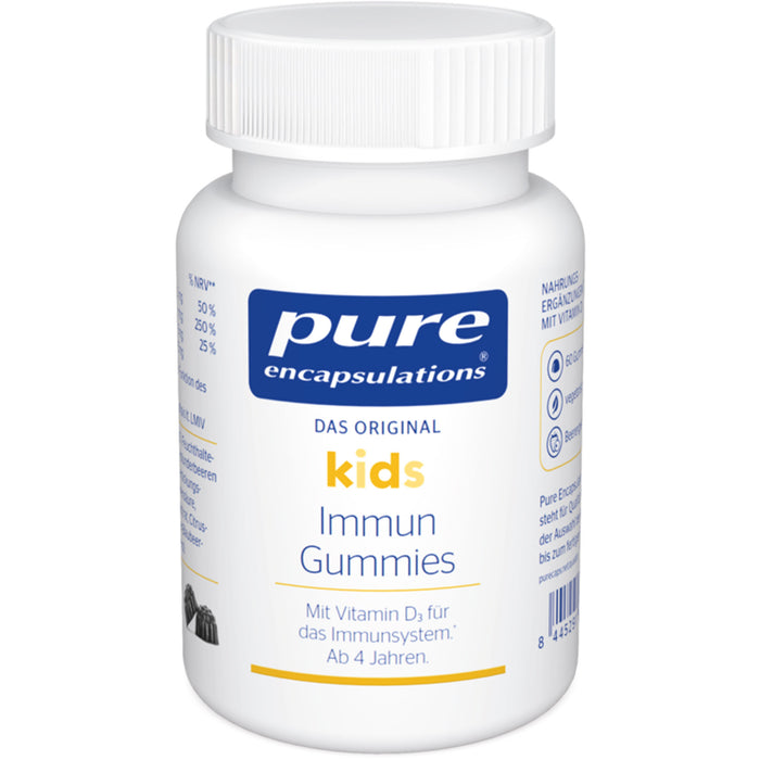 Pure Encapsulations Kids Immun Gummies für das Immunsystem ab 4 Jahren, 60 St. Gummibären