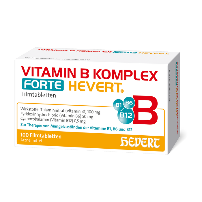 Vitamin B Komplex forte Hevert, 100 St. Tabletten